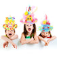 Orange DIY Easter Hat Craft Kit – Kids’ Handmade Decoration Set with Accessories for Easter Parties, School Activities and Home Crafts