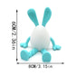 3-Piece Red and blue gradient Easter Figurine Set – Identical Poseable Egg-Shaped Toys for Holiday Display and Interactive Play