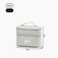 Beige Compact Double-Layer Medicine Storage Case – Portable First Aid Organizer for Home, Travel & Emergency Use
