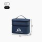 Dark blue Compact Double-Layer Medicine Storage Case – Portable First Aid Organizer for Home, Travel & Emergency Use