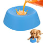 Blue bowl, white ball Slow Feeding Dog Bowl with Built-In Rolling Ball – Anti-Spill Pet Lick Dish for Healthy Eating Habits
