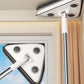 5-Pack Window Cleaning Tool – Extendable Rod + 25cm Triangular Head + 2 Cleaning Cloths for Ceiling, Glass & Floor