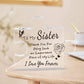 Interlocking Puzzle-Shaped Desktop Decor – 10.5cm Square Display Piece for Home or Gifting(Sister)