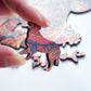 Irregular-Shaped Puzzle – A3 Size (33×43cm), 210-Piece Design, 4mm Thickness, Compact Packaging(Flute Panda)