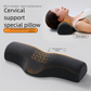 Pink Cervical Support Pillow – Memory Foam Core with Ergonomic Design for Neck Pain Relief and Deep Sleep(Ice Silk Style)