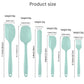6-Piece Pink Silicone Spatula Set – Heat-Resistant, Non-Scratch Kitchen Tools with Integrated Metal Reinforcement, Dishwasher Safe, for Cooking, Mixing, and Baking