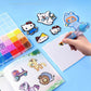 Pink and blue 2-piece set Press-Release Bead Pen for 2.6mm Pixel Art – DIY Craft Tool for Hama Beads and Fuse Beads Projects (Beads Not Included)