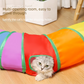 Cat Track Ball Toy – Wave-Shaped Wall Mount Puzzle for Indoor Cats, with Rolling Balls and Suction Cups(S-shaped)