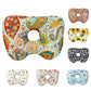 Cashew blossoms Hollow Ear Support Pillow – Adjustable Side Sleep Neck Cushion with PP Cotton Filling and Breathable Fabric