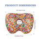 Fan Hollow Ear Support Pillow – Adjustable Side Sleep Neck Cushion with PP Cotton Filling and Breathable Fabric