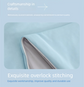 Green and gray combination Cooling Summer Quilt with Ice Silk Fabric Lightweight Breathable Air Conditioner Blanket 150x200cm Soft Washable Comforter for Home Sleep Comfort