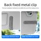 Brown Car Sun Visor Sunglasses Holder – Magnetic Dual Clip Organizer with Suede Finish, No-Drill Mounting for Glasses, Cards & Tickets