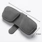 Black Car Sun Visor Sunglasses Holder – Magnetic Dual Clip Organizer with Suede Finish, No-Drill Mounting for Glasses, Cards & Tickets