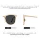 Black Foldable UV400 Sunglasses for Men and Women – Lightweight Driving & Outdoor Sun Glasses with Hard Case, 18.4g TR+Metal Frame, Compact 32mm Folded Size