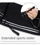 Grey Shock-Absorbing Running & Dog Walking Belt – Integrated Waist Pack with Retractable Traction Rope and Ergonomic Support