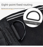 Grey Shock-Absorbing Running & Dog Walking Belt – Integrated Waist Pack with Retractable Traction Rope and Ergonomic Support