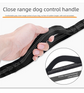Grey Shock-Absorbing Running & Dog Walking Belt – Integrated Waist Pack with Retractable Traction Rope and Ergonomic Support