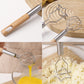 2-Piece Kitchen Tool Set: Mini Whisk + Star-Shaped Potato Masher – Compact for Egg Beating & Mashing