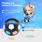 Black and white Dog Toy: Handheld Bouncing Ball with Sound – TPR Material, 13cm Diameter, Bite-Resistant & Floatable for Active Play