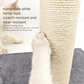 Beige Cat Climbing Frame with Sisal Scratching Post, Integrated Resting Platform and Hanging Pom-Pom Toys – Sturdy Floor Standing Cat Tree for Scratching, Climbing and Relaxation