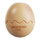Light brown Mysterious Egg Slow-Feeder Treat Dispenser for Dogs – Food-Grade TPR Interactive Toy with 7 Internal Feeding Posts, Freezable and Dishwasher-Safe Design
