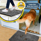 Bleached white 50×80 cm Extra-Thick Chenille Floor Mat for Bathrooms and Pet Use – High-Density Absorbent, Non-Slip, Machine-Washable Rug for Dogs and Humans