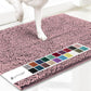 Pink 50×80 cm Extra-Thick Chenille Floor Mat for Bathrooms and Pet Use – High-Density Absorbent, Non-Slip, Machine-Washable Rug for Dogs and Humans