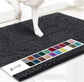 Charcoal grey 50×80 cm Extra-Thick Chenille Floor Mat for Bathrooms and Pet Use – High-Density Absorbent, Non-Slip, Machine-Washable Rug for Dogs and Humans