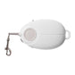 White Retractable Dog Leash with Luminous Rope 3M Anti-Tangle Automatic Extension Pet Walking Rope for Small to Medium Dogs Comfortable Grip and Lightweight Wrist Strap for Night Walks