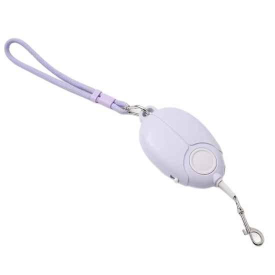 Purple Retractable Dog Leash with Luminous Rope 3M Anti-Tangle Automatic Extension Pet Walking Rope for Small to Medium Dogs Comfortable Grip and Lightweight Wrist Strap for Night Walks