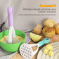 3-Pack Pink Manual Potato Masher - Baby Food Maker & Vegetable Ricer with Reinforced Arch Design, Durable PP Kitchen Tool for Mashing Potatoes, Sweet Potatoes, and Fruits