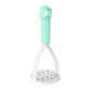 3-Pack Green Manual Potato Masher - Baby Food Maker & Vegetable Ricer with Reinforced Arch Design, Durable PP Kitchen Tool for Mashing Potatoes, Sweet Potatoes, and Fruits