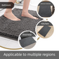 Dark Brown Thickened Chenille Bathroom Floor Mat 50x80cm Super Absorbent Non-Slip TPR Backing Rug for Shower Entrance and Washroom Soft Comfort for Local Households