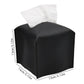 2 Pack Pink PU Leather Rectangular Tissue Box Covers Foldable Roll Paper Bag for Car Home and Bathroom Modern Storage Solution for Local Households