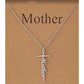 Stainless Steel Cross Necklace for Women Mother&