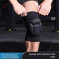 Size L Black Protective Sponge Knee Pads for Cycling and Climbing Impact Resistant Guard Pair for Sports and Roller Skating Comfort Solution for Local Athletes(1 Pair)