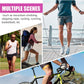 5 Pairs Grey Patellar Tendon Silicone Stabilizer Knee Straps for Running and Basketball, Breathable Elastic Support Bands for Local Active Individuals