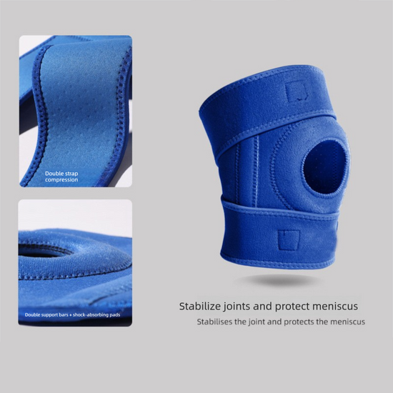Black Upgraded Sport Knee Pads with Dual Spring Support and Shock Absorption for Basketball Cycling and Training Stabilizing Joint Compression for Local Athletes