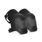 Black Professional Grade TPU Construction Knee Pads Wear-Resistant Shock Absorbing Foldable Design for Local Engineering Projects and Site Safety (1 Pair)
