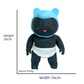 White 26CM Large Squeeze Ugly Doll Stress Relief Toy Slow Rebound TPR Sand-Filled Squishy Figure for Local Home Pretend Play and Anxiety Reduction(Yellow hat and red trousers)