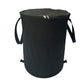 Black Foldable Camping Trash Can with Lid - Large Capacity Heavy Duty Pop Up Rubbish Bin - Portable Storage Bag for Caravan, Picnic, Gardening and Outdoor Adventures - Space Saving Design(Size: M)
