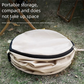 Black Foldable Camping Trash Can with Lid - Large Capacity Heavy Duty Pop Up Rubbish Bin - Portable Storage Bag for Caravan, Picnic, Gardening and Outdoor Adventures - Space Saving Design(Size: M)