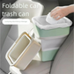 Light green Foldable Car Trash Can and Multi-Functional Storage Bin - Includes 5 Rolls of Bags - Leak-Proof Waterproof Design for Road Trips, Camping and Daily Commuting - Space Saving Portable Organiser(medium)