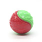 Green and red Squeaky Dog Balls - 2-Pack Durable TPR Chew Toys for Puppies and Adult Dogs - Interactive Fetch and Training Ball with Teething Texture - Safe and Non-Toxic Daily Play Solution