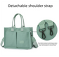 Dark blue Large Canvas Tote Bag for Women - Multi-Pocket Utility Organiser with Wide Adjustable Shoulder Strap - Trendy Crossbody and Handheld Bag for Work, Shopping and Travel - Daily Comfort Solution