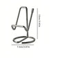 2-Pack Black Universal Aluminum Phone Stand - Minimalist One-Piece Metal Tablet Holder - Durable Integrated Fixed Angle Desktop Bracket, Sleek Industrial Design for Home Office and Bedroom