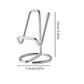 2-Pack Silver Universal Aluminum Phone Stand - Minimalist One-Piece Metal Tablet Holder - Durable Integrated Fixed Angle Desktop Bracket, Sleek Industrial Design for Home Office and Bedroom