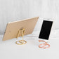 2-Pack Pink Universal Aluminum Phone Stand - Minimalist One-Piece Metal Tablet Holder - Durable Integrated Fixed Angle Desktop Bracket, Sleek Industrial Design for Home Office and Bedroom