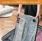 Six Vacuum Storage Bags Set with Hand Pump - Space Saving Compression Bags for Travel & Wardrobe Organization