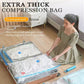 6-Piece Vacuum Storage Bags Set with Hand Pump - Multi-Size Space Saver for Quilts, Clothes & Duvets